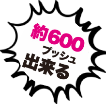 約600プッシュ出来る